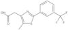 5-Methyl-2-[3-(trifluoromethyl)phenyl]-4-thiazoleacetic acid