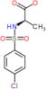 N-[(4-chlorophenyl)sulfonyl]alanine