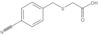 2-[[(4-Cyanophenyl)methyl]thio]acetic acid