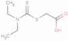 2-[[(Diethylamino)thioxomethyl]thio]acetic acid