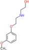 2-{[2-(3-methoxyphenoxy)ethyl]amino}ethanol