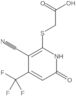 2-[[3-Cyano-1,6-dihydro-6-oxo-4-(trifluoromethyl)-2-pyridinyl]thio]acetic acid