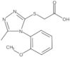 2-[[4-(2-Methoxyphenyl)-5-methyl-4H-1,2,4-triazol-3-yl]thio]acetic acid