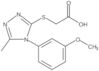 2-[[4-(3-Methoxyphenyl)-5-methyl-4H-1,2,4-triazol-3-yl]thio]acetic acid