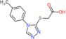 {[4-(4-methylphenyl)-4H-1,2,4-triazol-3-yl]sulfanyl}acetic acid