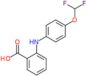 2-{[4-(difluoromethoxy)phenyl]amino}benzoate