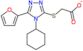 [(4-cyclohexyl-5-furan-2-yl-4H-1,2,4-triazol-3-yl)sulfanyl]acetate