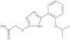 2-[[3-[2-(1-Methylethoxy)phenyl]-1H-1,2,4-triazol-5-yl]thio]acetic acid