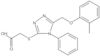 2-[[5-[(2-Methylphenoxy)methyl]-4-phenyl-4H-1,2,4-triazol-3-yl]thio]acetic acid