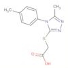 Acetic acid, [[5-methyl-4-(4-methylphenyl)-4H-1,2,4-triazol-3-yl]thio]-