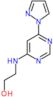 2-{[6-(1H-pyrazol-1-yl)pyrimidin-4-yl]amino}ethanol