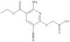 3-Ethyl 2-amino-6-[(carboxymethyl)thio]-5-cyano-3-pyridinecarboxylate