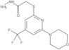 2-[[6-(4-Morpholinyl)-4-(trifluoromethyl)-2-pyridinyl]thio]acetic acid hydrazide