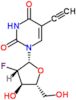 1-(2-deoxy-2-fluoro-beta-D-arabinofuranosyl)-5-ethynylpyrimidine-2,4(1H,3H)-dione