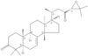 (13α,14β,17α,20S,24S)-24,25-Epoxylanost-7-ene-3,23-dione