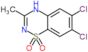 6,7-dichloro-3-methyl-4H-1,2,4-benzothiadiazine 1,1-dioxide