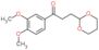 1-(3,4-Dimethoxyphenyl)-3-(1,3-dioxan-2-yl)-1-propanone