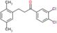 1-(3,4-dichlorophenyl)-3-(2,5-dimethylphenyl)propan-1-one