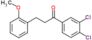 1-Propanone, 1-(3,4-dichlorophenyl)-3-(2-methoxyphenyl)-