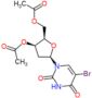 [(2R,3R,5R)-3-acetoxy-5-(5-bromo-2,4-dioxo-pyrimidin-1-yl)tetrahydrofuran-2-yl]methyl acetate