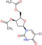 [(2R,3R,5R)-3-acetoxy-5-(5-chloro-2,4-dioxo-pyrimidin-1-yl)tetrahydrofuran-2-yl]methyl acetate