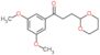 1-(3,5-Dimethoxyphenyl)-3-(1,3-dioxan-2-yl)-1-propanone