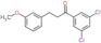 1-(3,5-dichlorophenyl)-3-(3-methoxyphenyl)propan-1-one