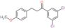 1-(3,5-dichlorophenyl)-3-(4-methoxyphenyl)propan-1-one