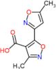 3',5-dimethyl-3,5'-biisoxazole-4'-carboxylic acid