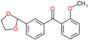 [3-(1,3-dioxolan-2-yl)phenyl]-(2-methoxyphenyl)methanone