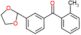 [3-(1,3-dioxolan-2-yl)phenyl]-(o-tolyl)methanone