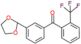 Methanone, [3-(1,3-dioxolan-2-yl)phenyl][2-(trifluoromethyl)phenyl]-