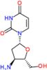 3'-amino-2',3'-dideoxyuridine