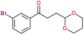 1-(3-Bromophenyl)-3-(1,3-dioxan-2-yl)-1-propanone