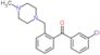 (3-Chlorophenyl)[2-[(4-methyl-1-piperazinyl)methyl]phenyl]methanone