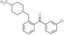 (3-chlorophenyl)-[2-[(4-methylpiperazin-1-yl)methyl]phenyl]methanone