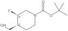rel-1,1-Dimethylethyl (3R,4S)-3-fluoro-4-(hydroxymethyl)-1-piperidinecarboxylate