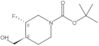 rel-1,1-Dimethylethyl (3R,4R)-3-fluoro-4-(hydroxymethyl)-1-piperidinecarboxylate