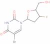 3'-fluoro-2',3'-dideoxy-5-bromouridine