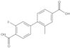 3′-Fluoro-2-methyl[1,1′-biphenyl]-4,4′-dicarboxylic acid