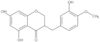 2,3-Dihydro-5,7-dihydroxy-3-[(3-hydroxy-4-methoxyphenyl)methyl]-4H-1-benzopyran-4-one