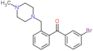 (3-bromophenyl)-[2-[(4-methylpiperazin-1-yl)methyl]phenyl]methanone