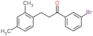 1-(3-bromophenyl)-3-(2,4-dimethylphenyl)propan-1-one