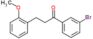1-(3-bromophenyl)-3-(2-methoxyphenyl)propan-1-one