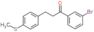 1-(3-Bromophenyl)-3-[4-(methylthio)phenyl]-1-propanone