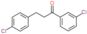 1-Propanone, 1-(3-chlorophenyl)-3-(4-chlorophenyl)-