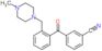 3-[2-[(4-methylpiperazin-1-yl)methyl]benzoyl]benzonitrile