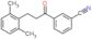 3-[3-(2,6-dimethylphenyl)propanoyl]benzonitrile