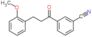 3-[3-(2-methoxyphenyl)propanoyl]benzonitrile