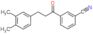 3-[3-(3,4-dimethylphenyl)propanoyl]benzonitrile